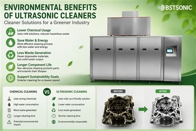 Environmental Benefits of Ultrasonic Cleaners in Industrial Applications