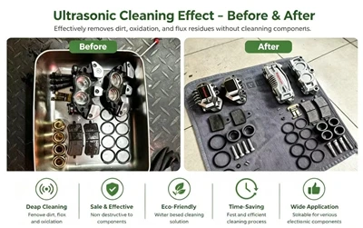 Ultrasonic Cleaning Test Completed For Automotive Parts
